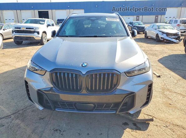 5UX23EU04R9V24671 2024 BMW X5 Silver Вид спереду