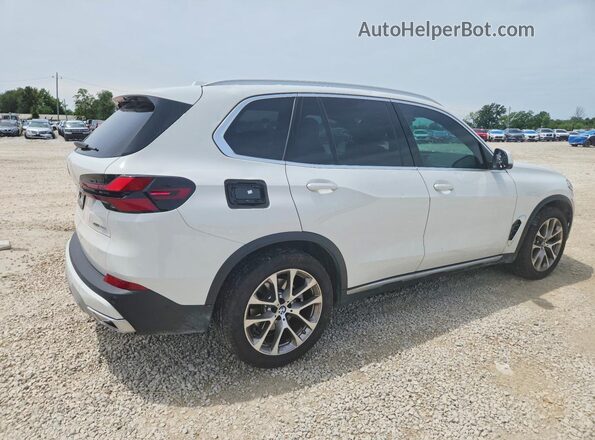 5UX23EU04S9Y83010 2025 BMW X5 White Հետևի աջ
