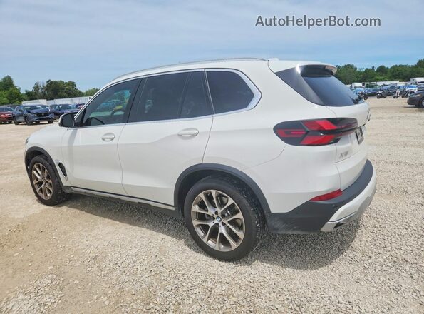 5UX23EU04S9Y83010 2025 BMW X5 White Հետևի ձախ