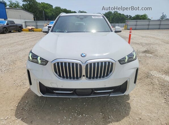 5UX23EU04S9Y83010 2025 BMW X5 White Դիմացի տեսք