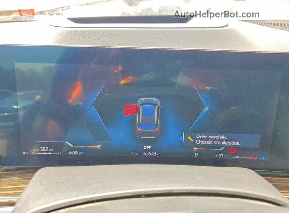 5UX23EU05S9W72060 2025 BMW X5 Зеленый Вид щитка приборов