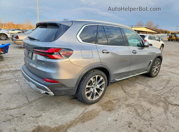 5UX23EU06R9S33072 2024 BMW X5 Silver Tył prawy