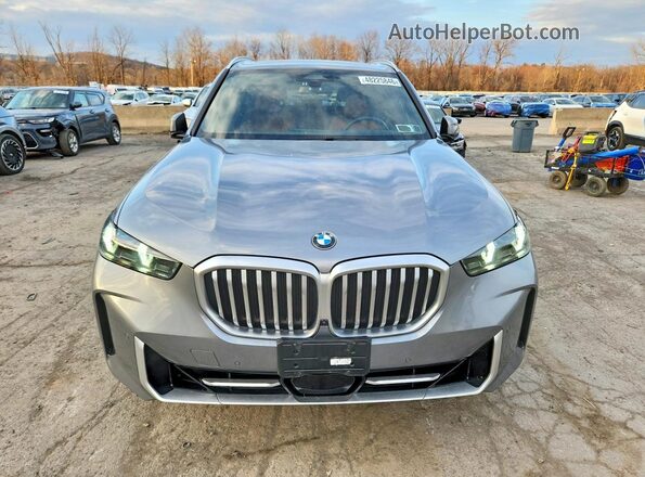 5UX23EU06R9S33072 2024 BMW X5 Silver Widok z przodu