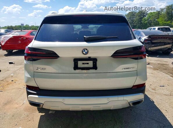 5UX23EU06S9W83505 2025 BMW X5 Белый Вид сзади