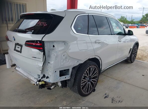 5UX23EU06S9X99142 2025 BMW X5 Белый Задняя правая четверть