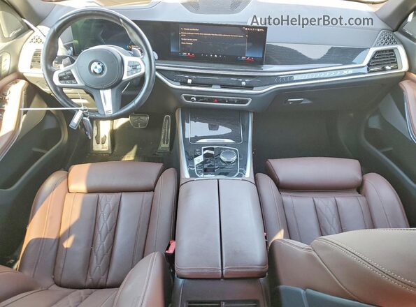 5UX23EU07R9T47680 2024 BMW X5 Black Առջևի վահանակի տեսք