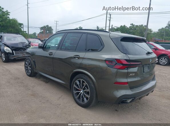 5UX23EU0XR9V12282 2024 BMW X5 Green Trasero izquierdo