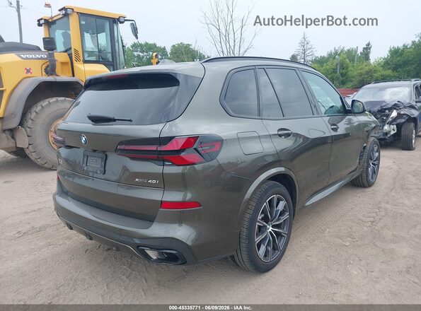 5UX23EU0XR9V12282 2024 BMW X5 Green Trasero derecho