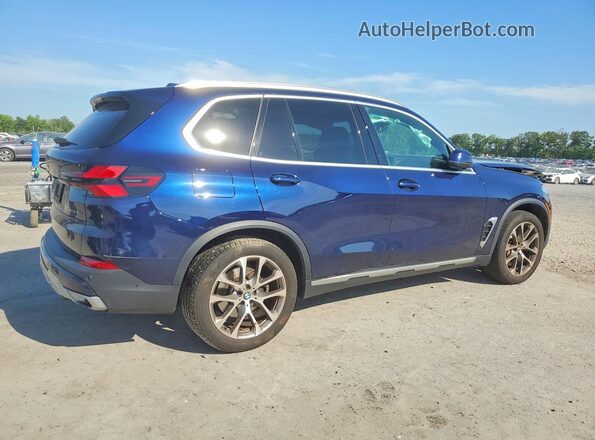 5UX23EU0XS9W78386 2025 BMW X5 Blue Trasero derecho