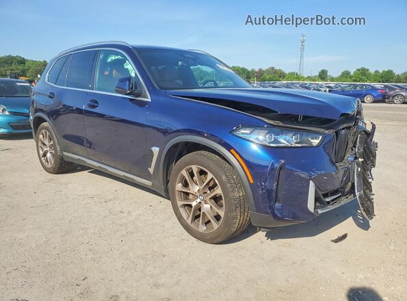 5UX23EU0XS9W78386 2025 BMW X5 Blue Delantero derecho