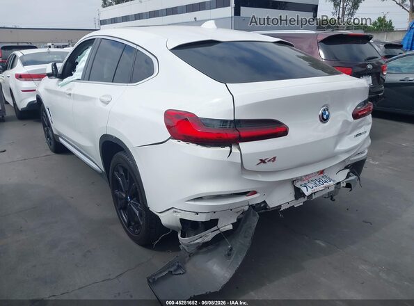 5UX2V1C02LLE67985 2020 BMW X4 White Հետևի ձախ