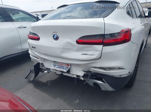 5UX2V1C02LLE67985 2020 BMW X4 White 