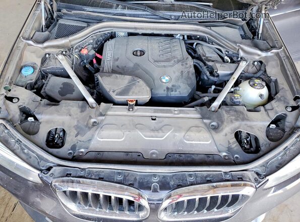 5UX2V1C07L9C81355 2020 BMW X4 Gray Սալոնի հետևի տեսք