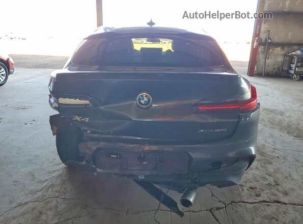 5UX2V1C07L9C81355 2020 BMW X4 Gray Հետևի տեսք