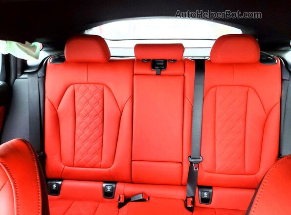 5UX2V1C08L9D03752 2020 BMW X4 Black Вид задніх сидінь