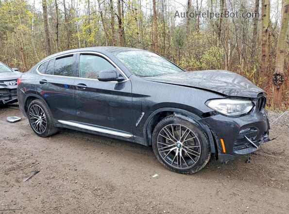 5UX2V1C08L9D03752 2020 BMW X4 Black Передня права чверть