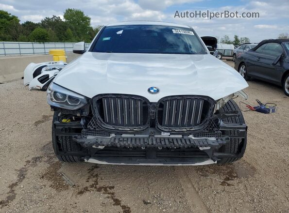 5UX2V1C09LLE67644 2020 BMW X4 White Вид спереду
