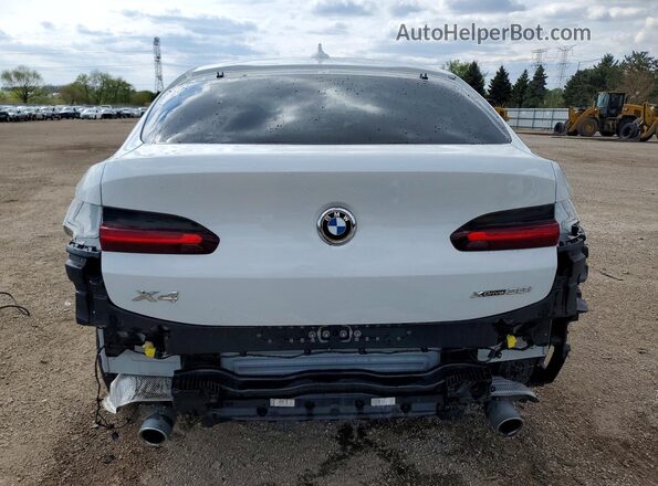 5UX2V1C09LLE67644 2020 BMW X4 White Вид ззаду