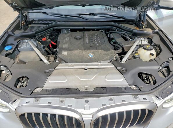 5UX2V5C02L9D17184 2020 BMW X4 Gray Вид задньої частини салону