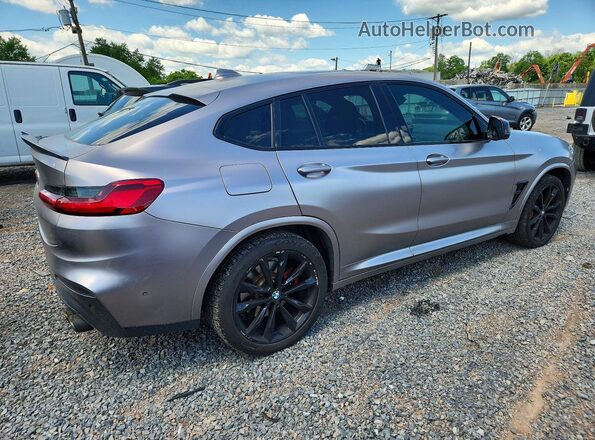 5UX2V5C04M9F00670 2021 BMW X4 Gray Հետևի աջ