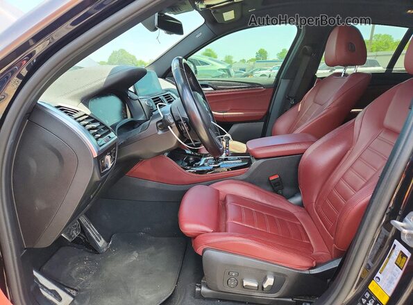 5UX2V5C04M9F00670 2021 BMW X4 Gray Սալոնի դիմացի տեսք