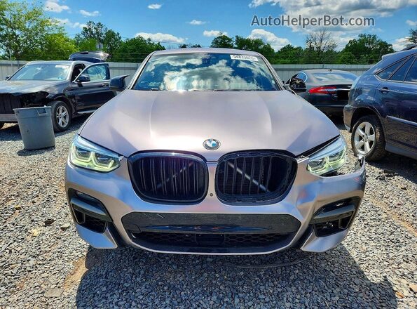 5UX2V5C04M9F00670 2021 BMW X4 Gray Դիմացի տեսք