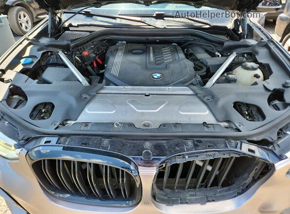 5UX2V5C04M9F00670 2021 BMW X4 Gray Շարժիչի բաժամունքի տեսք