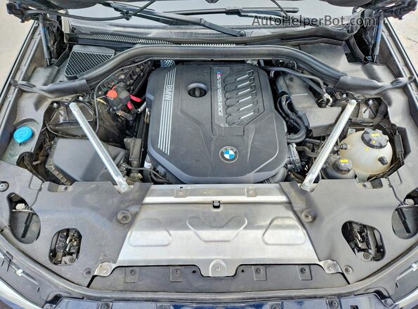 5UX2V5C05L9D65049 2020 BMW X4 Blue Vista del compartimento del motor