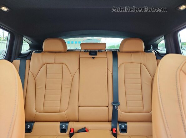 5UX2V5C05L9D65049 2020 BMW X4 Blue Vista de los asientos traseros