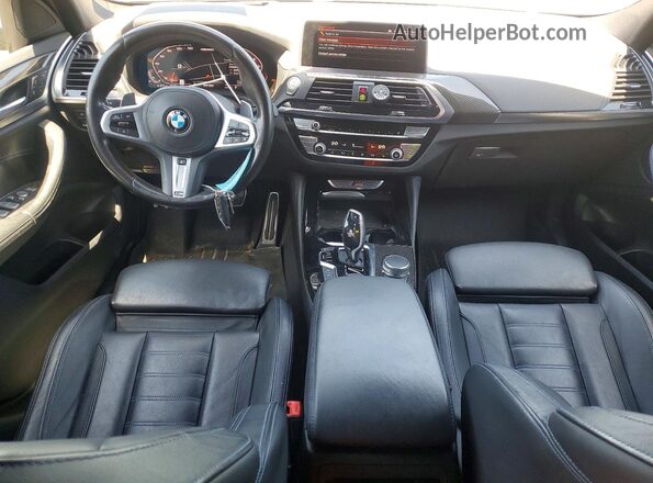 5UX2V5C0XLLE69572 2020 BMW X4 Gray Widok deski rozdzielczej