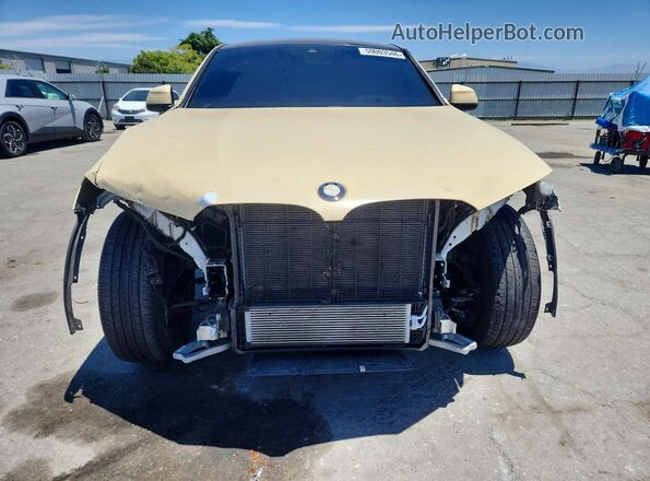 5UX33DT00N9K67342 2022 BMW X4 Cream Front view