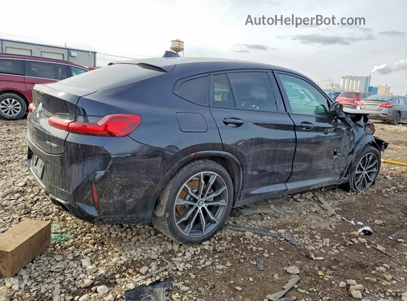 5UX33DT00N9K76476 2022 BMW X4 Blue Rear right