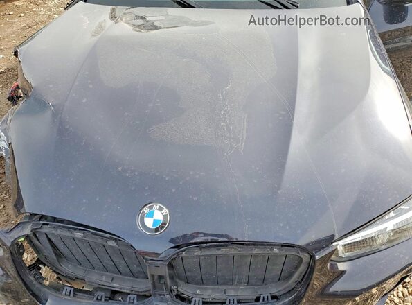 5UX33DT00N9K76476 2022 BMW X4 Blue Rear interior view