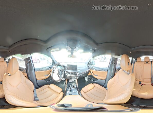 5UX33DT00N9K76476 2022 BMW X4 Blue 360 interior view