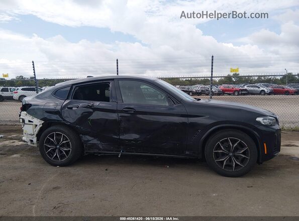 5UX33DT00N9L32299 2022 BMW X4 Black Սալոնի 360 աստիճան տեսք