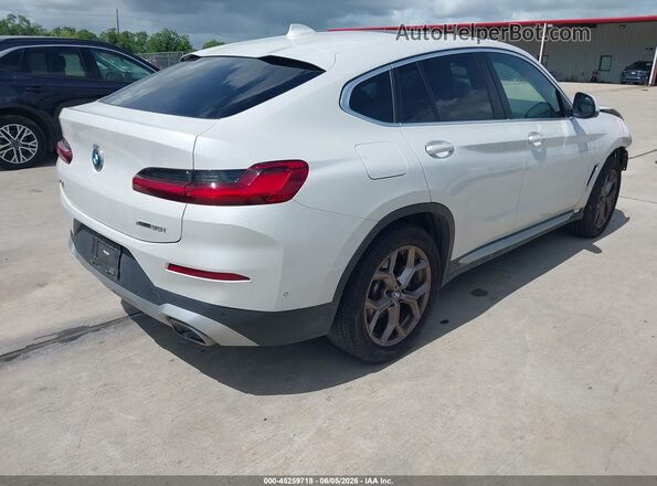 5UX33DT01P9S64274 2023 BMW X4 White უკანა მარჯვენა