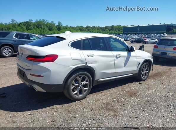 5UX33DT02N9J37370 2022 BMW X4 White Հետևի աջ