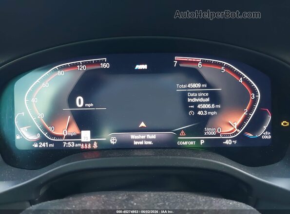 5UX33DT02R9U35651 2024 BMW X4 Black Widok tylnych siedzeń