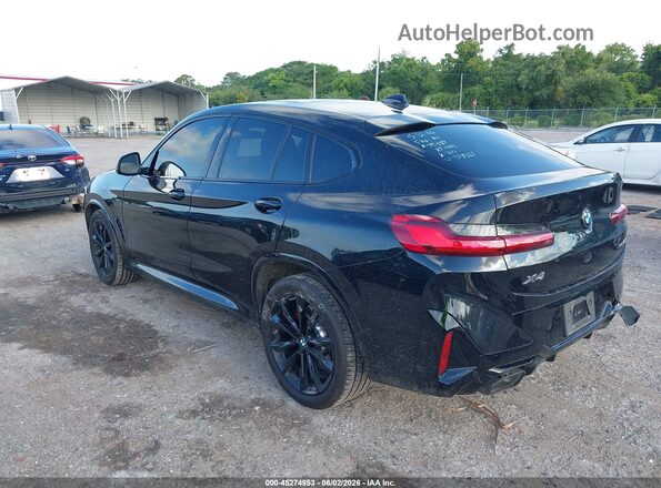 5UX33DT02R9U35651 2024 BMW X4 Black Tył lewy