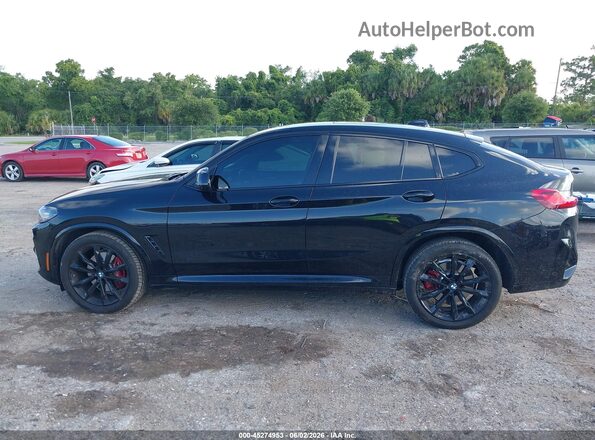 5UX33DT02R9U35651 2024 BMW X4 Black Widok wnętrza 360 stopni