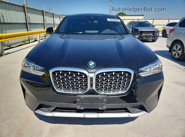 5UX33DT03R9W97548 2024 BMW X4 Black Вид спереду