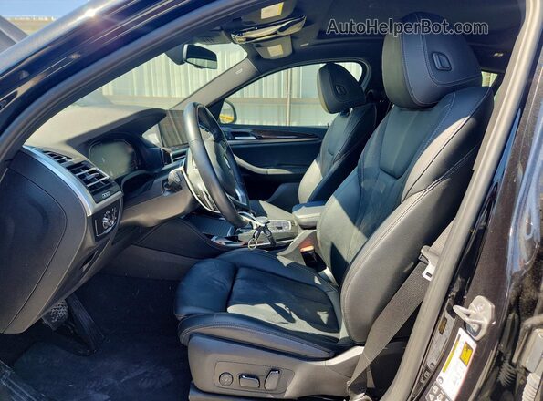 5UX33DT03R9W97548 2024 BMW X4 Black Вид салону спереду