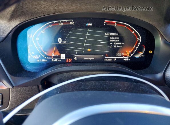 5UX33DT05P9N63508 2023 BMW X4 Черный Вид щитка приборов