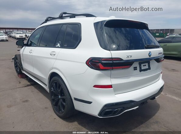 5UX33EM00S9X88674 2025 BMW X7 White უკანა მარცხენა