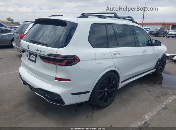 5UX33EM00S9X88674 2025 BMW X7 White უკანა მარჯვენა