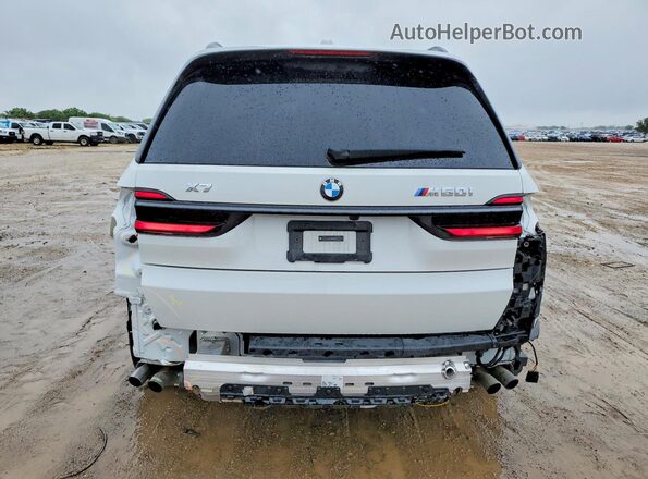 5UX33EM02S9Z88326 2025 BMW X7 White Widok z tyłu