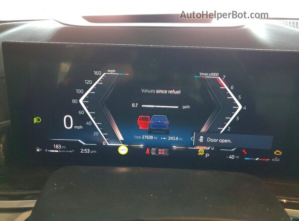 5UX33EM0XP9R55243 2023 BMW X7 Blue 