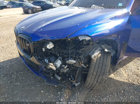 5UX33EU04S9X45116 2025 BMW X5 Синий Вид спереди