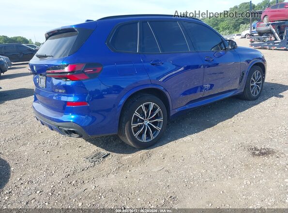 5UX33EU04S9X45116 2025 BMW X5 Синий Задняя правая четверть