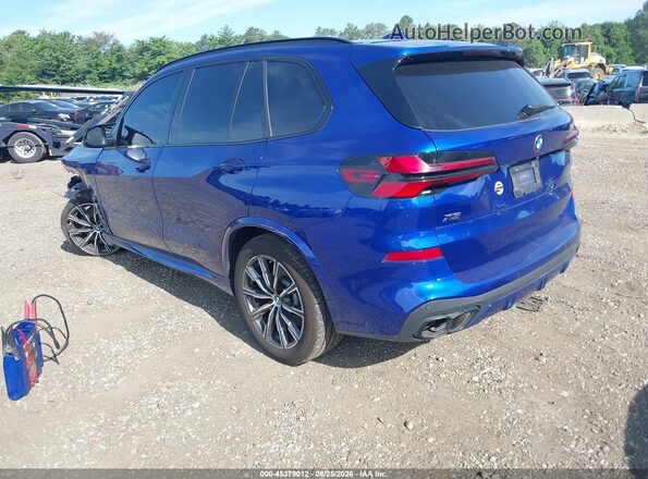 5UX33EU04S9X45116 2025 BMW X5 Синий Задняя левая четверть
